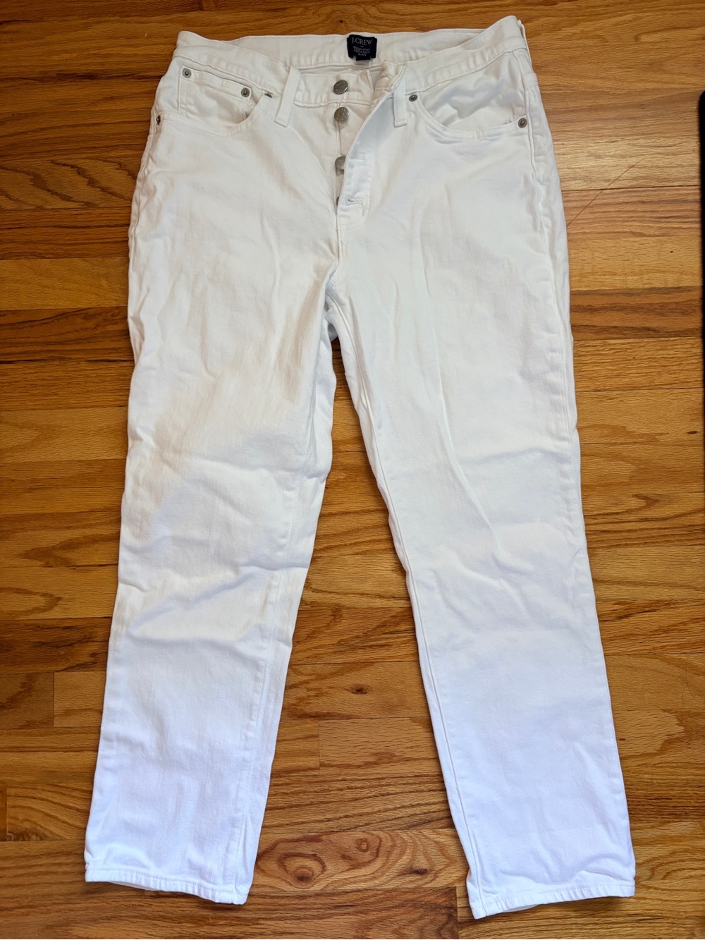 J. Crew White Slim Straight Men’s Jeans